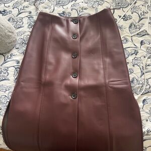 Banana Republic Deep Burgundy Pencil Skirt